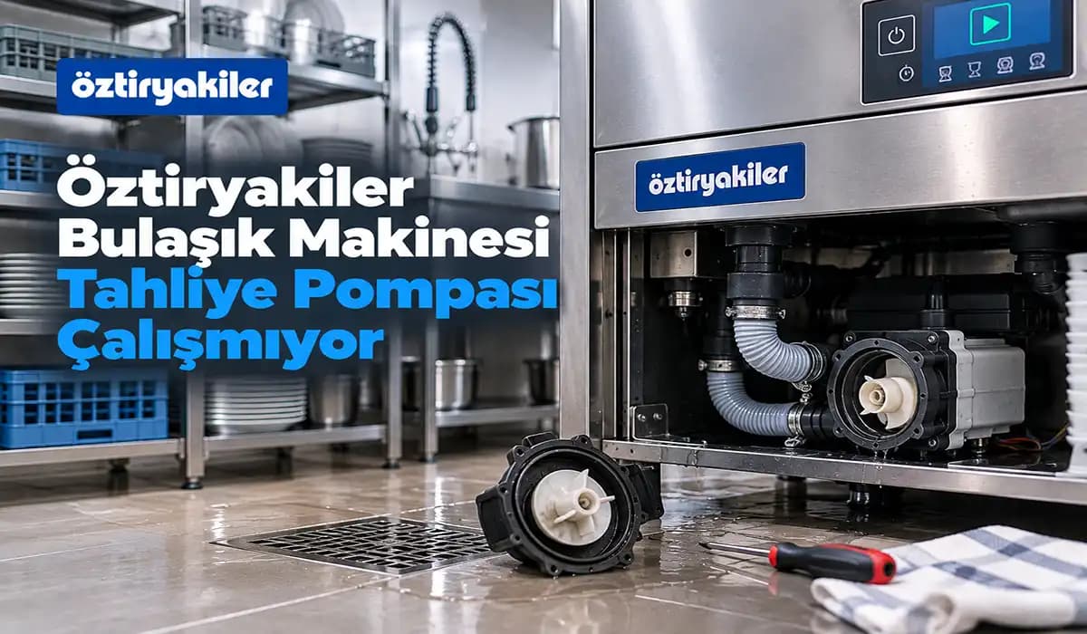 Öztiryakiler Bulaşık Makinesi Tahliye Pompası Çalışmıyor