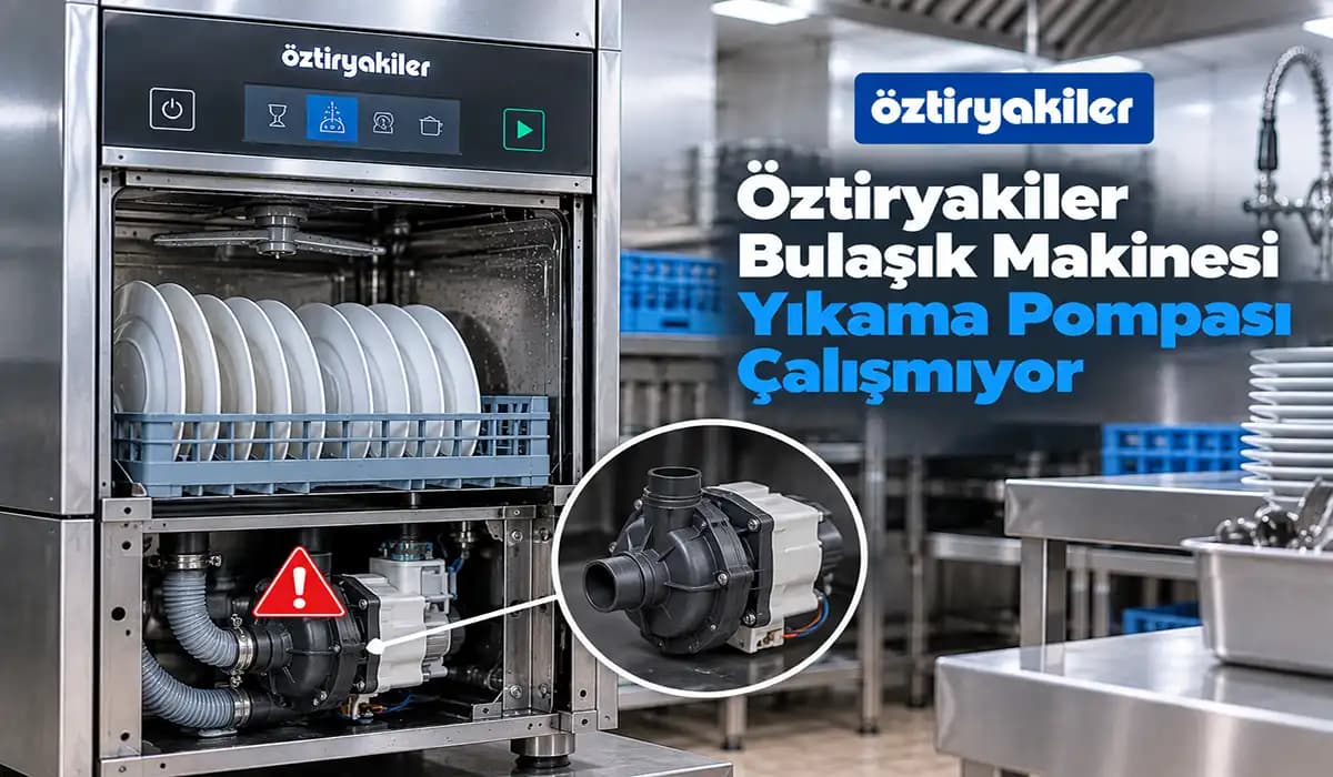 Öztiryakiler Bulaşık Makinesi Yıkama Pompası Çalışmıyor
